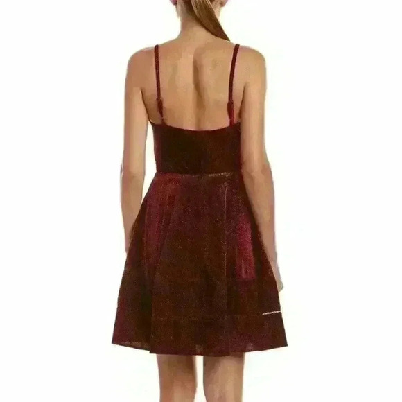 NWT $195 Romeo+Juliet Couture Women L Velvet Dress - Picture 3 of 8